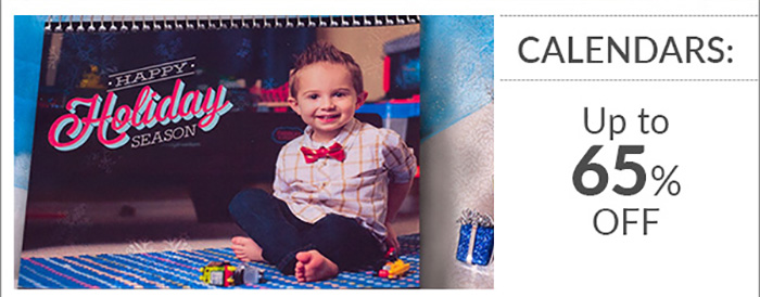 NINE Days of Naughty or Nice! Day 1: Calendars Up to 65% Off. Shop Now!