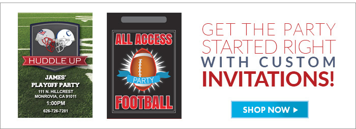 Get the Party started Right...with customized invitations! Shop Now!>