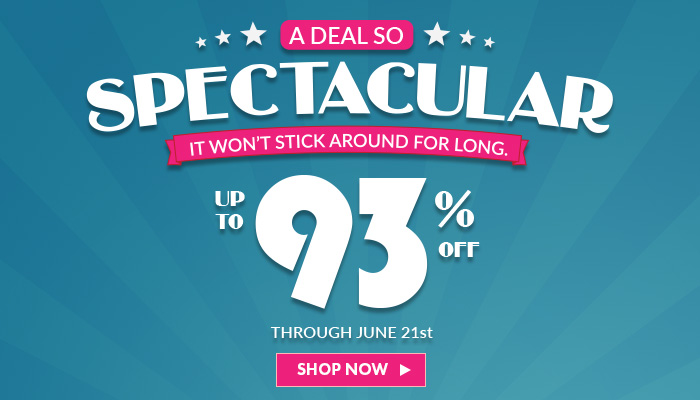 Save up to 93% Now! Get Started >