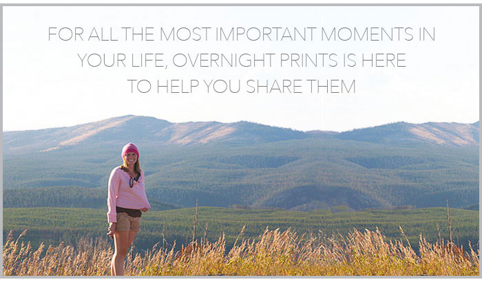 For all the most important moments in your life, Overnight Prints is here to help you share them!