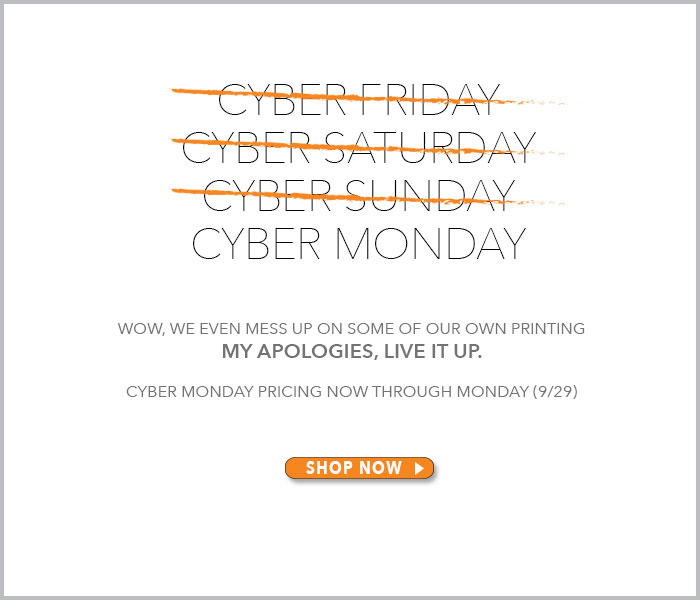 It's Cyber Weekend! Start shopping now!