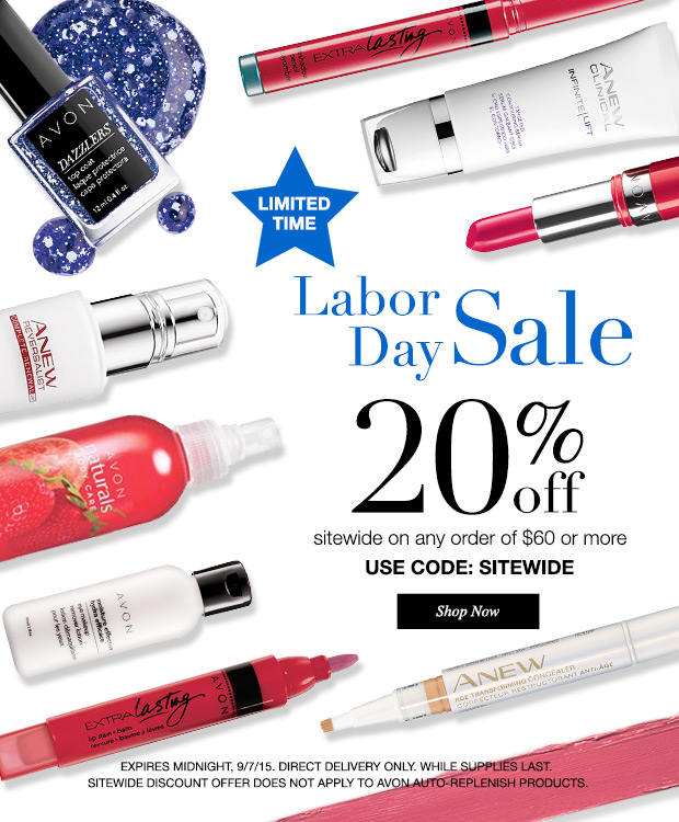 Labor Day Savings - an extra 20% OFF