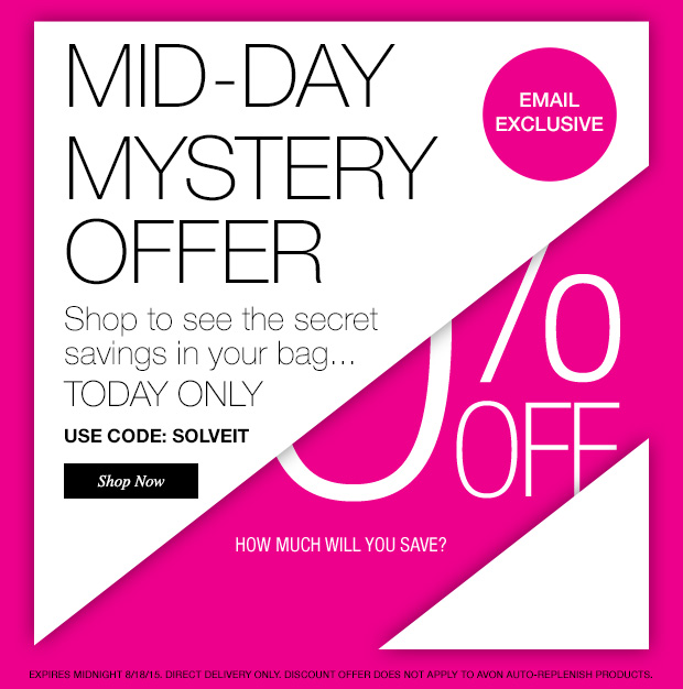 Mid-Day Mystery Offer!