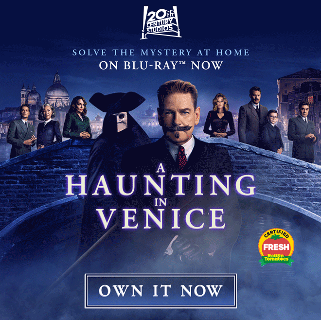 A Haunting in Venice | Solve The Mystery At Home On Blu-Ray(TM) Now