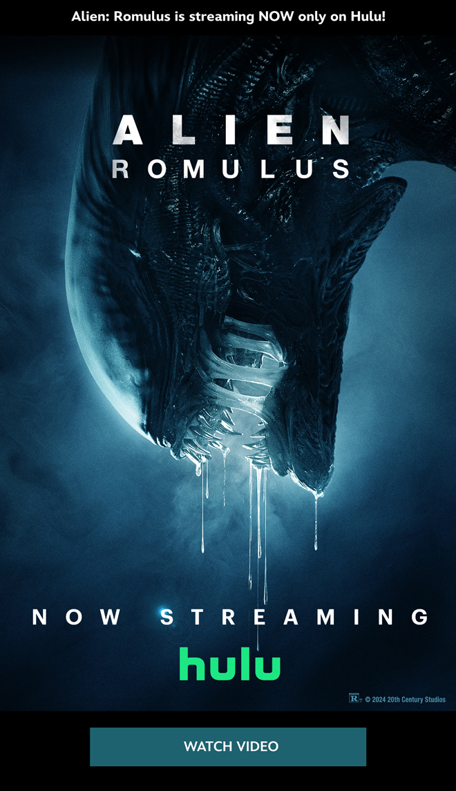 Alienl: Romulus Now Streaming on Hulu, Watch Now