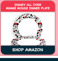 Disney All Over Minnie Mouse Dinner Plates
