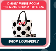 Disney Minnie Rocks the Dots Sherpa Tote Bag