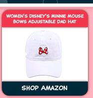 Women's Disney's Minnie Mouse Bows Adjustable Dad Hat