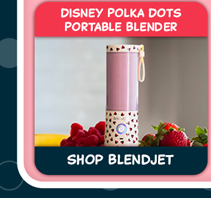 Disney Polka Dots Portable Blender