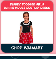 Disney Toddler Girls Minnie Mouse Cosplay Dress