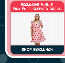 Exclusive Minnie Mouse Sweetheart Pink Puff-Sleeved Dress