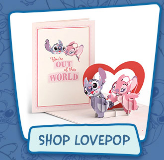 Disney's Stitch and Angel You're Out Of This World Pop-Up Card | Shop Lovepop