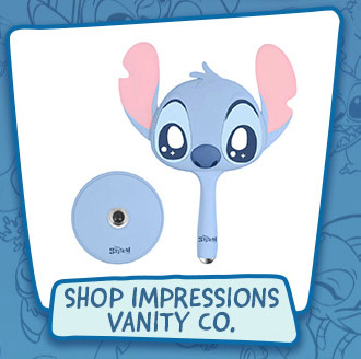 Stitch Ohana LED Handheld Mirror | Shop Impressions Vanity, Co