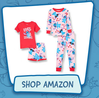 Stitch Valentines - Amazon Essentials Disney | Marvel | Star Wars Babies, Toddlers, and Girls' Pajama Set, 4-Piece | Shop Amazon