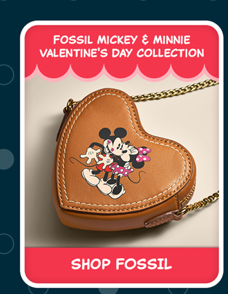 Fossil Mickey & Minnie Valentine's Day Collection