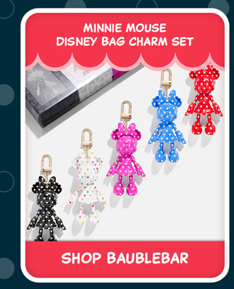 Minnie Mouse Disney Bag Charm Set