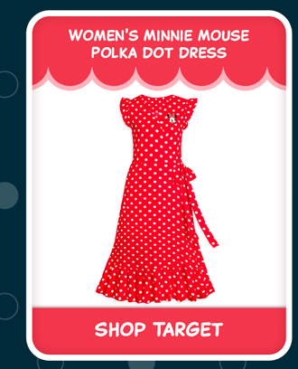 Women's Minnie Mouse Polka Dot Dress