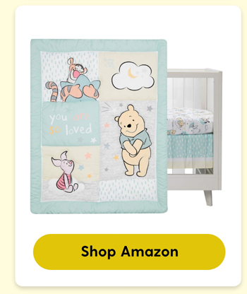 Lambs and Ivy Disney Baby Winnie the Pooh Hugs 3-Piece Nursery Crib bedding set