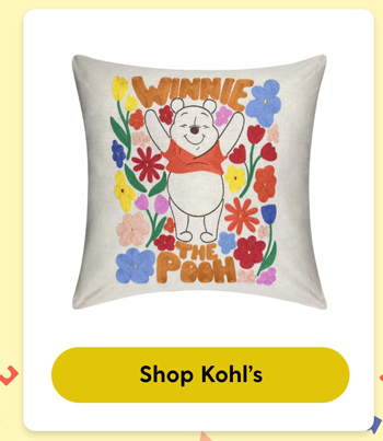 Celebrate Together(TM) Spring Disney Pooh Floral Pillow