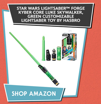 Star Wars Lightsaber Forge Kyber Core Luke Skywalker, Green Customizable Lightsaber by Hasbro