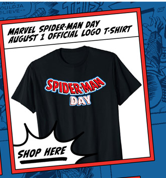 Marvel Spider-Man Day August 1 Official Logo T-Shirt