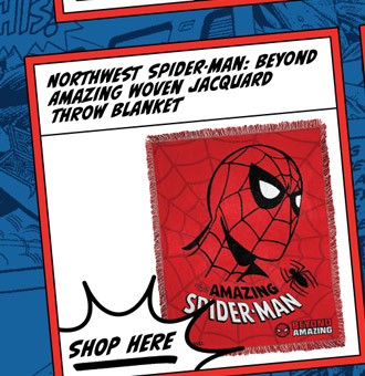 Northwest Spider-Man: Beyond Amazing Woven Jacquard Throw Blanket