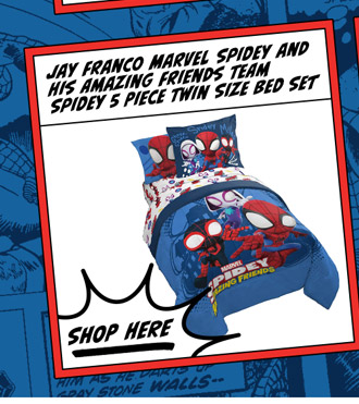Jay Franco Marvel Spidey And His Amazing Friends Team Spidey 5 Piece Twin Size Bed Set