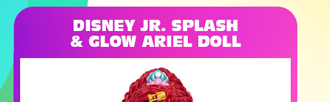 Disney Jr. Splash and Glow Ariel Doll