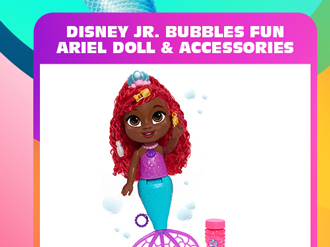 Disney Jr. Bubbles Fun Ariel Doll and Accessories