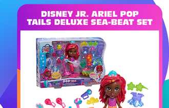 Disney Jr. Ariel Pop Tails Deluxe Sea-Beat Set