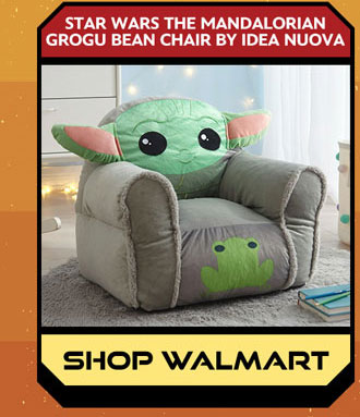 Star Wars The Mandalorian Grogu Bean Chair by Idea Nuova
