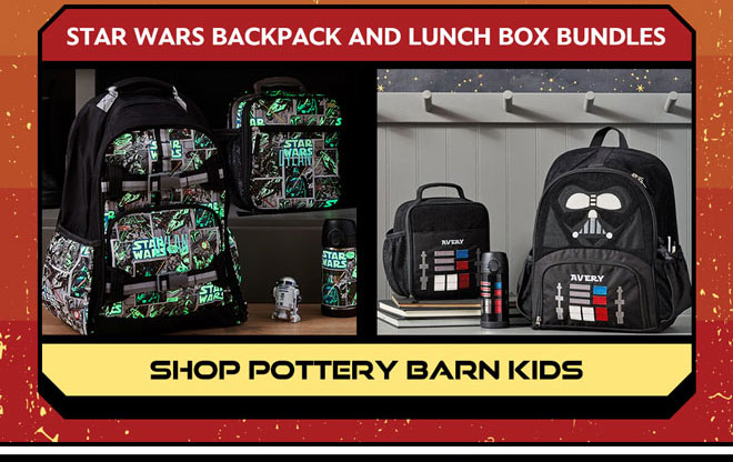 Star Wars Backpack and Lunch Box Bundles | Shop Pottery Barn Kids