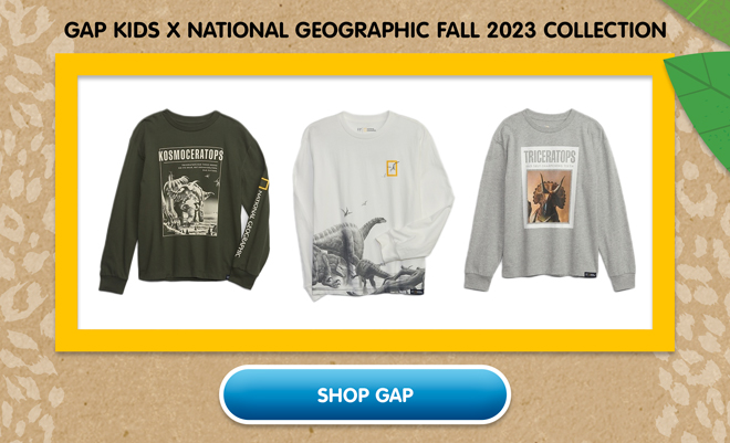Gap Kids x Nat Geo Fall 2023 Collection