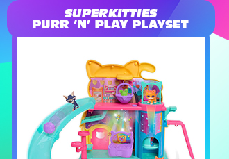 SuperKitties Purr ‘N’ Play Playset
