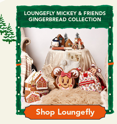 Loungefly Mickey & Friends Gingerbread Collection