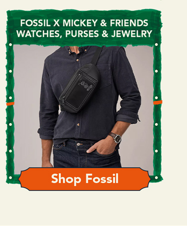 Fossil x Mickey & Friends Watches, Purses & Jewelry