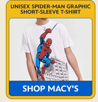 Unisex Spider-Man Graphic Short-Sleeve T-Shirt