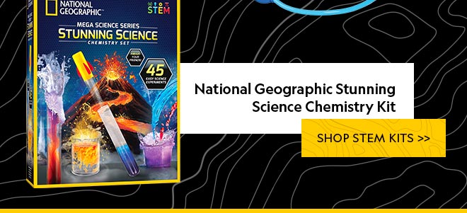 Nat Geo Stunning Science Chemistry Kit | shop STEM kits