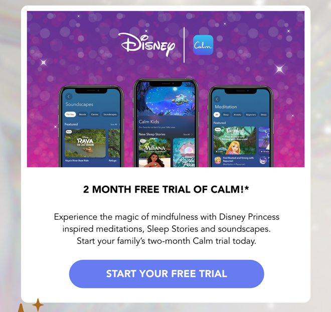 2 Month Free Trial of Calm!* | Start Your Free Trial
