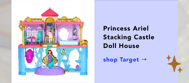 Princess Ariel Stacking Castle Doll House