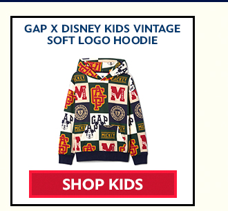 Gap x Disney Kids Vintage Soft Logo Hoodie