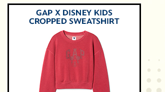 Gap x Disney Kids Cropped Sweatshirt