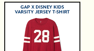 Gap x Disney Kids Varsity Jersey T-Shirt