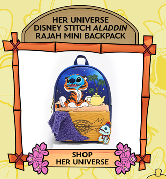 Her Universe Disney Stitch Aladdin Rajah Mini Backpack