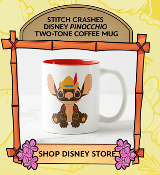 Stitch Crashes Disney | Pinocchio Classic Coffee Mug