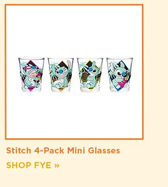 Stitch 4-pack Mini Glasses - Shop FYE