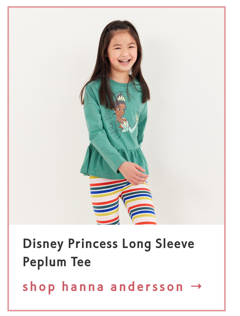 Disney Princess Long Sleeve Peplum Tee