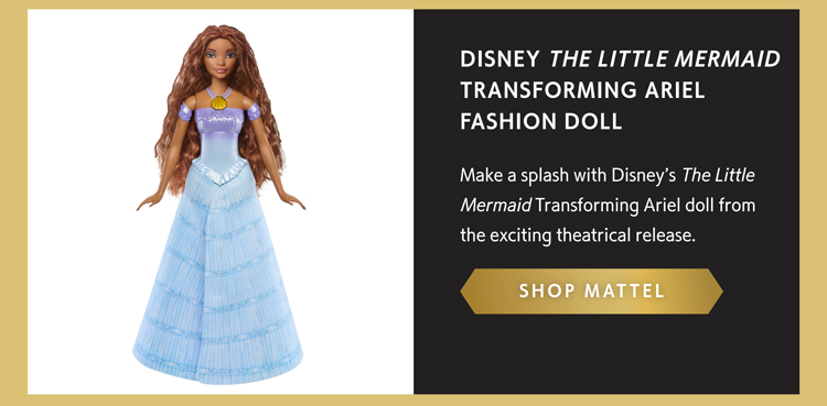Disney the Little Mermaid Transforming Ariel Fashion Doll