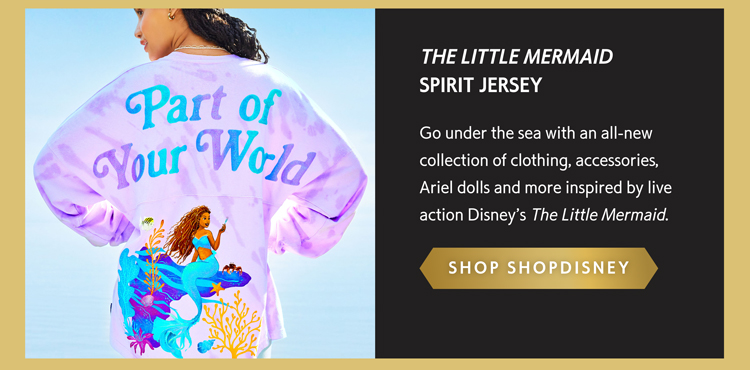 ShopDisney.com - The Little Mermaid Spirit Jersey