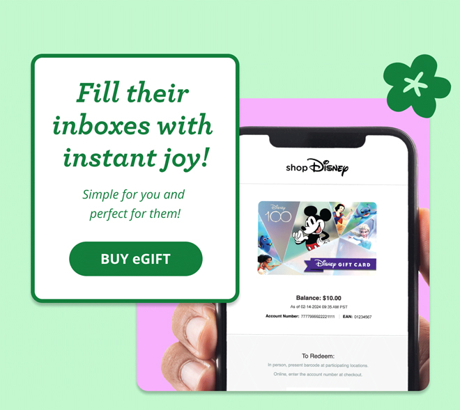 BUY eGIFT - Fill their inboxes with instant joy!